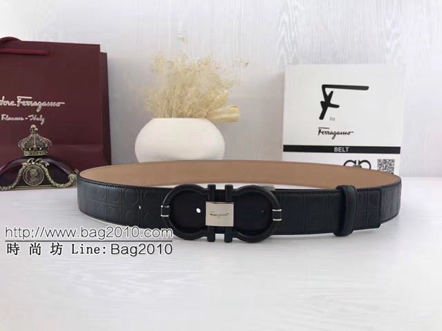 菲拉格慕男士皮帶 Ferragamo雙面牛皮爆款腰帶  jjp2227